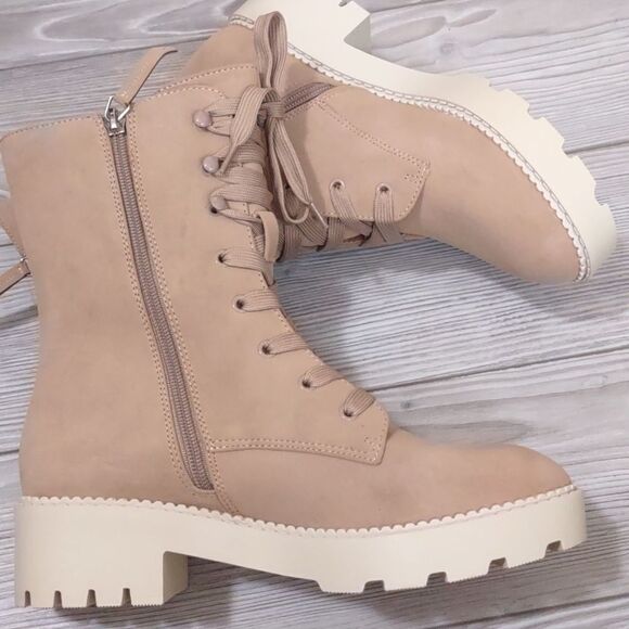 (A-3005) ZBY Women's  Combat Boots Sz 9 - Picture 8 of 11